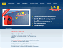 Tablet Screenshot of bvbpanelen.nl